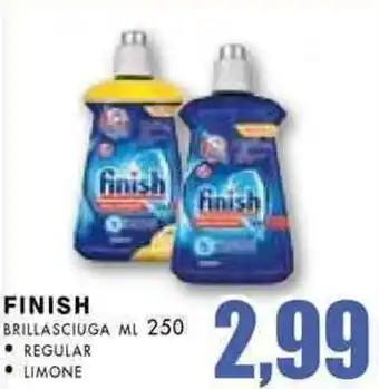La Mimosa Supermercati Finish Brillasciuga ml 250 offerta