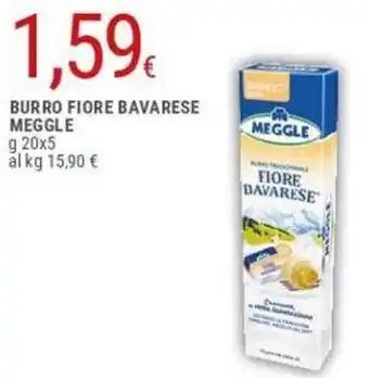 Doro Supermercati Meggle Burro Fiore Bavarese g 20 x 5 offerta