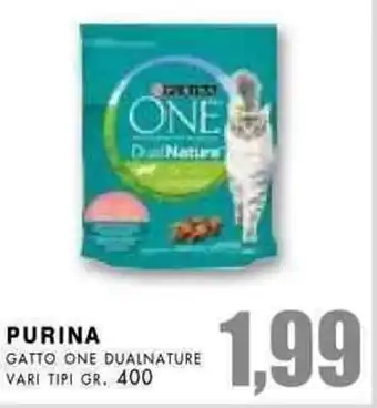 Purina Gatto One Dual Nature vari tipi gr. 400
