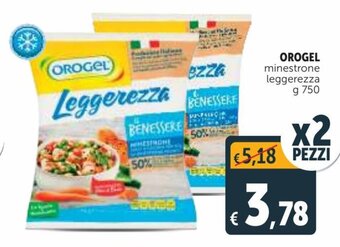 Deco Supermercati Orogel Minestrone Leggerezza g 750 offerta