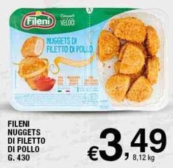 Sigma Fileni Nuggets Di Filetto Di Pollo g.430 offerta