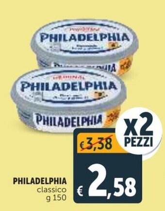 Deco Supermercati Philadelphia Classico g 150 offerta