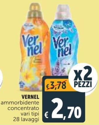 Deco Supermercati Vernel Ammorbidente Concentrato vari tipi 28 lavaggi offerta