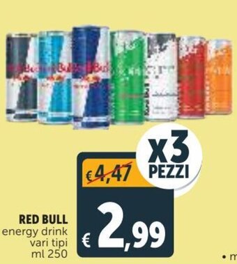 Deco Supermercati Red Bull Energy Drink ml 250 offerta
