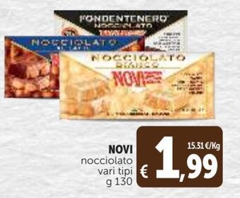 Deco Supermercati Novi nocciolato vari tipi g 130 offerta