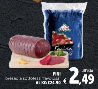 Deco Supermercati Pini bresaola sottofesa "favolosa" offerta