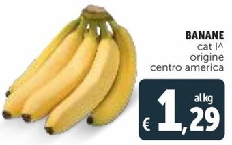 Deco Supermercati Banane offerta