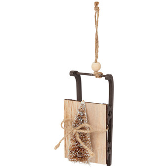 Action Addobbo slitta in legno offerta