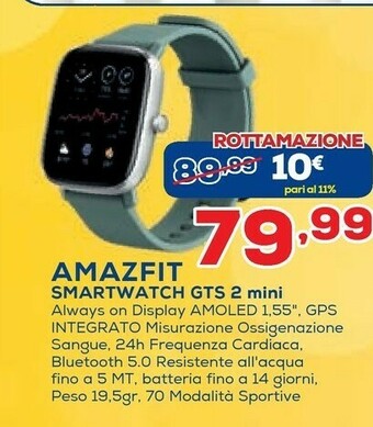 Euronics Amazfit Smartwatch Gts 2 Mini offerta