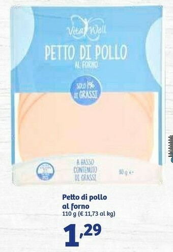 In'S Mercato Vita well Petto Di Pollo Al Forno 110 G(ml) offerta