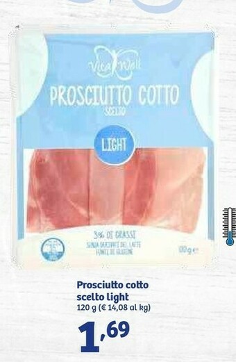 In'S Mercato Vita well Prosciutto Cotto Scelto Light 120 G(ml) offerta