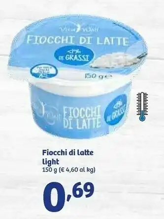 In'S Mercato Vita well Fiocchi Di Latte Senza Grassi 150 G(ml) offerta