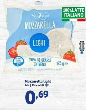 In'S Mercato Vita well Mozzarella Light offerta