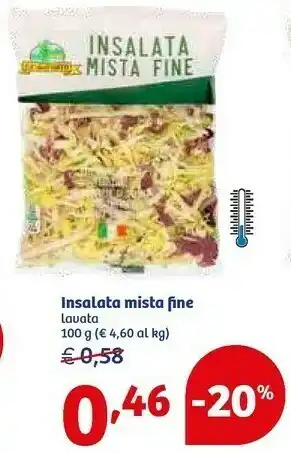 In'S Mercato Insalata Mista Fine 100 G offerta