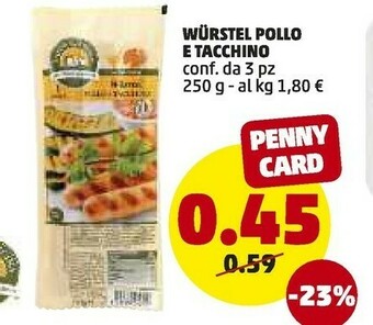 Wurstel di pollo
