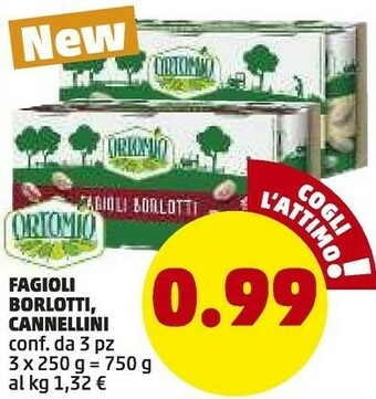 PENNY Ortomio Fagioli offerta