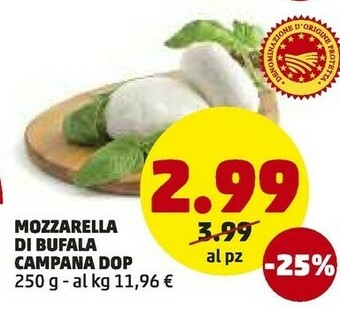 PENNY Mozzarella di bufala offerta