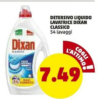 PENNY Dixan Detersivo lavatrice offerta