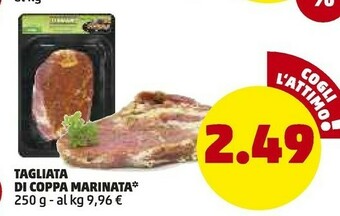 PENNY Penny Market Tagliata Di Coppa Marinata offerta