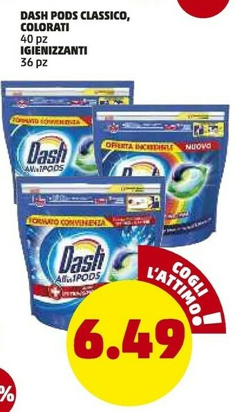 PENNY Dash Pods Classico offerta