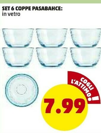 PENNY Pasabahce Bicchieri offerta