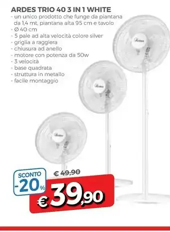 DPiù Ardes Ventilatore offerta