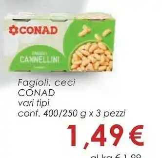 Conad Superstore Conad - Ceci 1200 G(ml) offerta