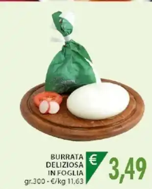 Mercatò Deliziosa Burrata In Foglia offerta