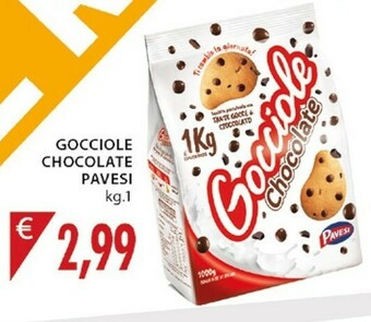 Mercatò Pavesi Gocciole Chocolate 1000 G(ml) offerta