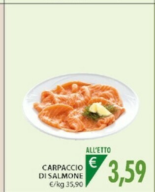 Mercatò Carpaccio Di Salmone offerta
