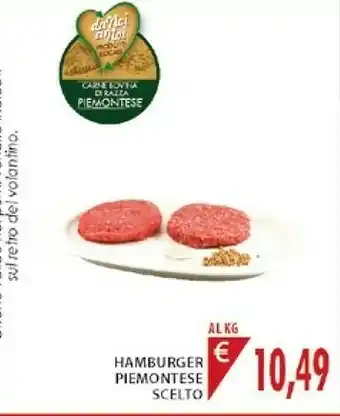 Mercatò Hamburger Piemontese Scelto offerta