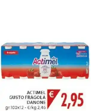 Mercatò Danone Actimel Gusto Fragola 1200 G(ml) offerta