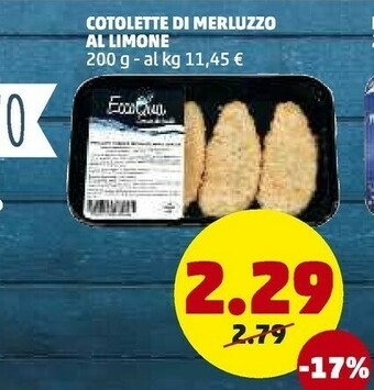 PENNY Penny Market Cotolette Di Merluzzo Al Limone offerta