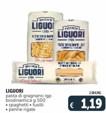 Deco Supermercati Liguori pasta di gragnano igp biodinamica g 500 offerta