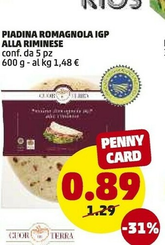 PENNY Pepsi Piadine offerta
