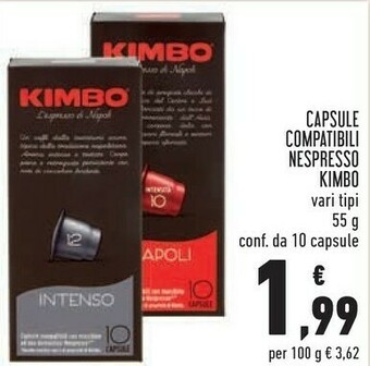 Conad Superstore Kimbo Cialde caffè offerta