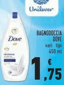 Conad Superstore Dove Bagnoschiuma offerta