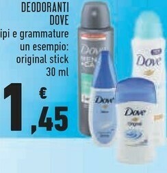 Conad Superstore Dove Deodorante offerta