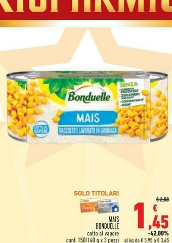 Conad Superstore Bonduelle Mais offerta