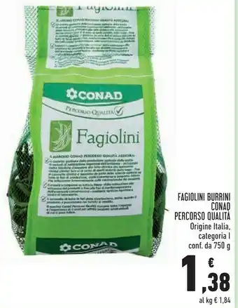 Conad Superstore Fagiolini offerta