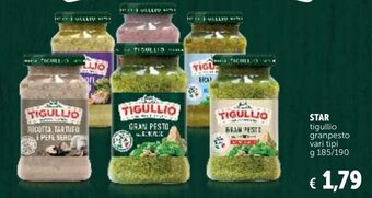 Deco Supermercati Star tigullio granpesto vari tipi g 185/190 offerta
