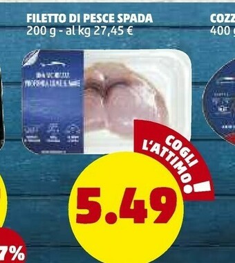 PENNY Penny Market Filetto Di Pesce Spada offerta