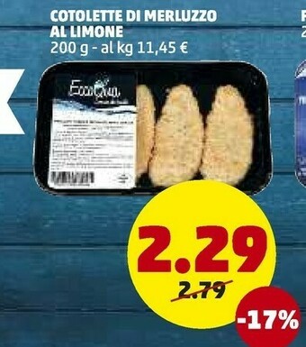 PENNY Penny Market Cotolette Di Merluzzo Al Limone offerta
