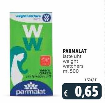 Deco Supermercati Parmalat latte uht weight watchers ml 500 offerta