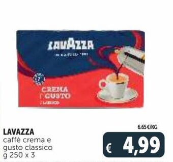 Lavazza caffè crema e gusto classico g 250 x 3
