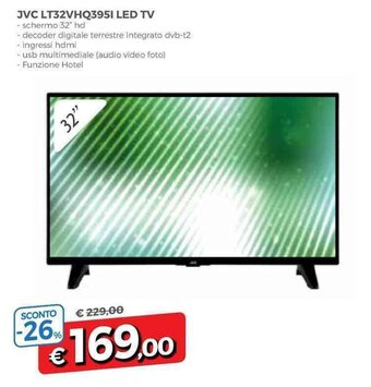DPiù JVC LT32VHQ395I LED TV offerta
