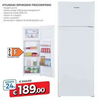 Hyundai DPHN28W Frigorifero
