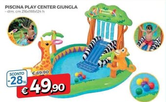 DPiù Piscina Play Center Giungla offerta
