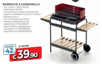 DPiù Barbecue A Carbonella offerta
