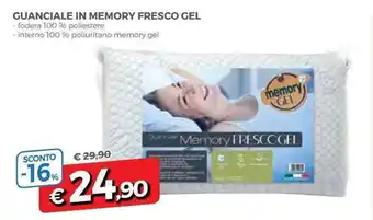 DPiù Guanciale In Memory Fresco Gel offerta